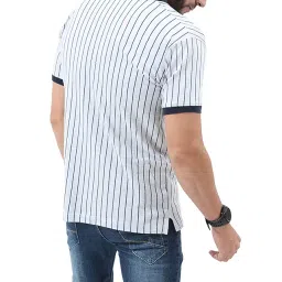 fanideaz Mens Half Sleeve Cotton Striped Branded Polo T-Shirt for Mens || Polo T Shirt for Men || Tshirt for Men Stylish image 4