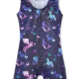 HOZIY Leotards for Girls Gymnastics Unicorn Mermaid Rainbow Cupcake Dinosaur Sparkle Biketard 2-10 Years image 1