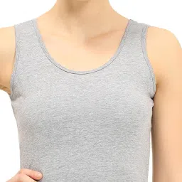 envie Women's Cotton Stylish Sports Tank Top Girls U-Neck Causal Cami/Yoga, Exercise, Workout Slip/Ladies Sports Camisole image 4