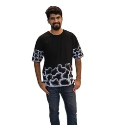 nayab by pooja Unisex Oversized T-Shirt with Unique Trendy Design | Comfortable, Stylish, and Fashion-Forward Casual Wear image 2