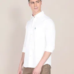 u.s. polo assn. Men's Cotton Regular Fit Shirt image 4