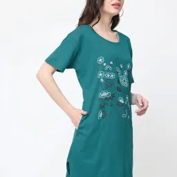 ddaspration Women Cotton Printed Long T-Shirt Combo image 2