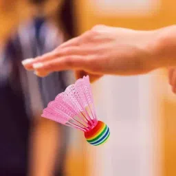 SAI INDER KALA Lightweight Badminton Training Balls Kit for Home, Garden, & Gym ?? Colorful, Durable Shuttlecocks for Fun Fitness image 1