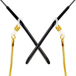 vivid vision Unisex Adult Metal Eyeglass Holder Strap Cord | New Chain Adjust on Sunglasses | Anti-slip Retainer Lanyard String Eyewear Frame | Specs Mask Chains image 4