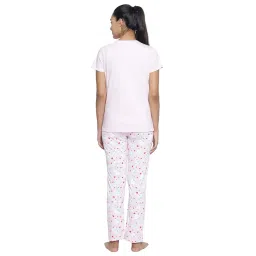 real basics Women's Cotton Animal Print Pajama Set Pack of 2 image 4