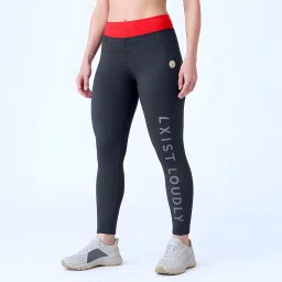 Stretchable Regular Mid Waist Gym Pant Tights Leggings for Womens & Girls | Gym Wear/Active Wear/Sports Wear/Tights/Yoga Pants. image 2