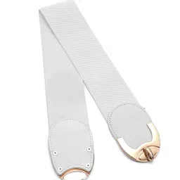shining diva fashion Waist Belt for Women Dresses Jeans Skirts Hip Saree Western Traditional (White) (14819wb) image 4