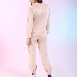 freehand Women Pink Round Neck Top and Pant Co-Ords Set (Ligth Pink_S) image 5