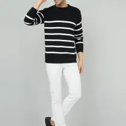 kvetoo Men Round Neck Full Sleeve Printed Woolen Winter Sweater image 5