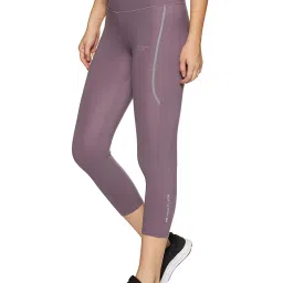 van heusen Women's Stretch Fit High Rise Proactive Snug Fit Snug Fit 3/4th Leggings - High Stretch, Moisture Wicking image 2