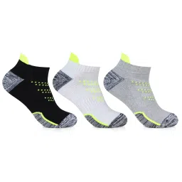 bonjour Men's Secret Length Terry Sports Socks - PO3 image 1