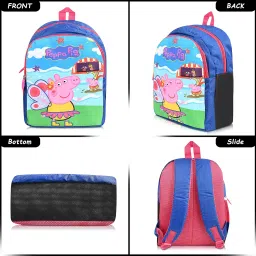 rbrn Lightweight Polyester Casual Kids School Bag for Boys And Girls Cartoon Printed Waterproof Backpack Bag Ideal for Small Kids Bag lkg ukg nursery class 3-5 Years 14 inches image 3