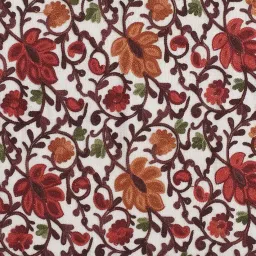 zamour Men's Traditional Kashmiri Lohi Stole Punjabi with Embroidery Patterns 80 inches x 30 inches image 3