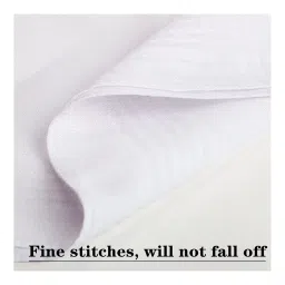 scotamalone Men's Handkerchiefs 100% Soft Cotton White Hankie Hankerchieves image 3