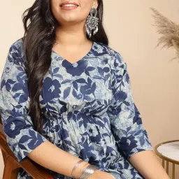 janasya Women's Fit and Flare Knee Length Dress image 1