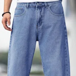 kotty Men's High-Rise Relaxed-Fit Jeans - Cotton Blend Comfortable Denim, Timeless Appeal image 4