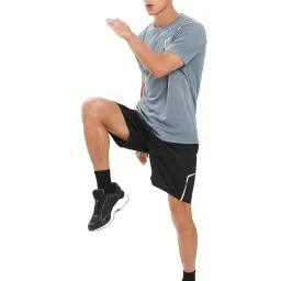 lymio Polyester T-Shirt and Shorts Cord Set for Men (Men Cord Set 08-11) image 5