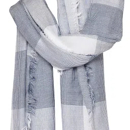 indish Men's and Women's Light Shade Cotton Viscose Scarf Stole Muffler image 5