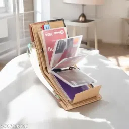 Men’s Faux Leather Wallet with Modern Design and Slim Carry Profile image 1