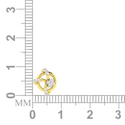 avsar Real Gold Diksha Earring AVE355YB image 4