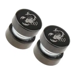 enakshi (label) 1 Pair Non Piercing Clip on Magnetic Ear Stud Men Fake Earrings Scorpion|Jewelry & Watches | Fashion Jewelry | Earrings image 3