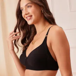 clovia Women's Cotton Non-Padded Wire Free T-Shirt Bra image 2