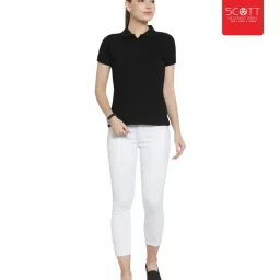 scott international Regular Fit Women's 100% Pure Organic Cotton Polo T-Shirt image 5