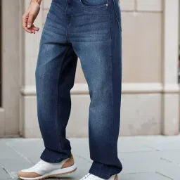 london hills Men's Relaxed Fit Mid Rise Jeans image 3