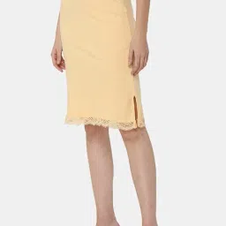 intimacy lingerie Intimacy Women's Midi Bottom Slip Inner Wear for Gowns Under Skirt Slip Knee Length Innerwear Skirts Short Skirt image 3