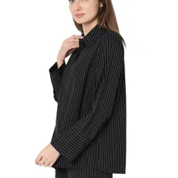 vero moda Women's Monochrome Pinstripe Regular Fit Shirt | Desk to Dinner. image 2