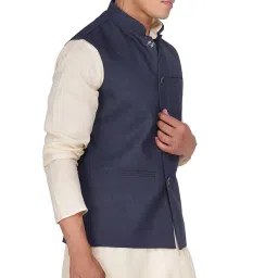 Clothing Street Men's Jute Nehru Jacket/Waist Coat image 1