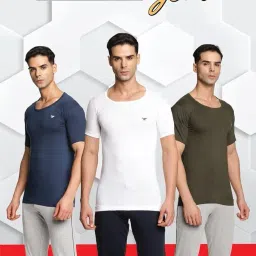 target gold Men's Vest - 100% Cotton, White, Comfortable, Breathable, Baniyan for Men(Pack of 6) image 1