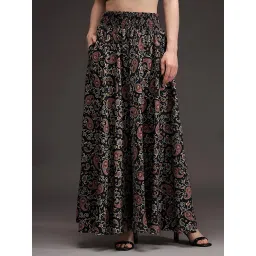 nexsus apparels Women Flared Viscose Rayon Trousers image 3