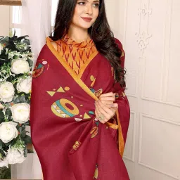 yashika Women's Woven Elegant Printed Art Silk Saree with Matching Blouse Material-Perfect for Festive Special Occasions, Exquisite Design and Vibrant Colors image 4
