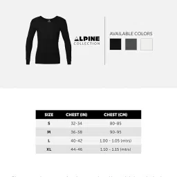 xyxx Men's Thermal Vest | Antibacterial, Skin Friendly with Superior Heat Retention | Slim Fit Solid Alpine IntelliHeat Thermal Vest image 3