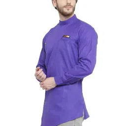 ben martin Men's Cotton Angrakha Short Kurta image 2