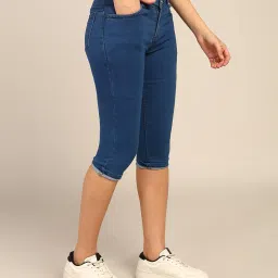 nifty Women's Slim Fit Capris image 1