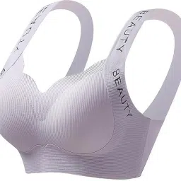 neellohit Women’s Padded Bra Full Back Coverage Fitness Slip on Bra Push Up Breast Uplifting Sports Bra for Workout Gym and Yoga Bralette Tank Top Bras image 2