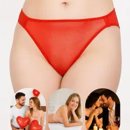 Women's Mesh Net Bikini Panties,Free Size, 5 Pack, Multiple Colors image 4