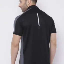 chkokko Men's Quick Dry Regular Fit Polo Neck Active Gym Wear Sports T-Shirt image 2