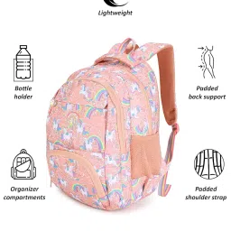 beauty girls 1546 Polyester Waterproof 30 L Designer Floral Printed School, College Tuition Backpack Bag for Girls and Women image 3