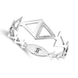 yashidun Triangle Stitching Design Bracelet in Stainless Steel and Titanium Steel image 2