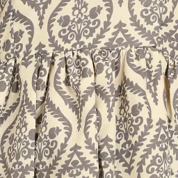 hiva trendz Fit and Flare Gray Color Gathered Top image 5