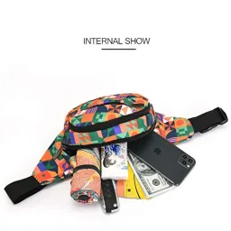 gustave GUSTAVE® Ultra-Light Waist Bag With Adjustable Strap, Waterproof Nylon Large Capacity Fanny Pack for Men & Women - Ideal for Travel, Hiking, Sports & Daily Use image 5