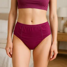 zenthread Leak-Proof Period Panties for Women – Medium to Heavy Flow, Reusable Absorbent Underwear – Moisture-Wicking, Breathable, Eco-Friendly – Single Pack image 1