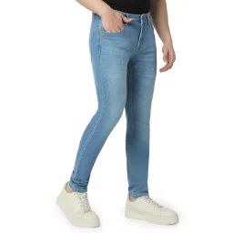 spykar Men Blue Slim Fit Low Rise Casual Jeans (Size: 28)-EMDSS2BD012-Mid Blue image 1