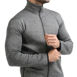 fanideaz Men’s Full Sleeve Cotton Fleece Bomber Jacket With Side Pockets image 3