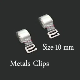 prime cart Silicone Transparent Bra Strap for Women Invisible, Transparent, Non-Slip Adjustable Bra Strap Soft Shoulder Strap. (10MM, (PACK OF 4)) image 3