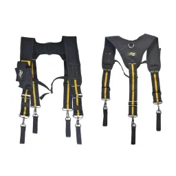 trendynest Men Tool Belt Suspender Tool Hanging Work Belt Brace For Construction Roofer H Type | Mens Accessories | Suspenders Braces image 1
