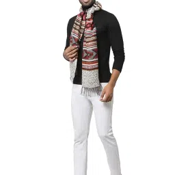 weavers villa Acro Wool Men's Muffler (MF-904, Size: 34CM X 200CM) image 3